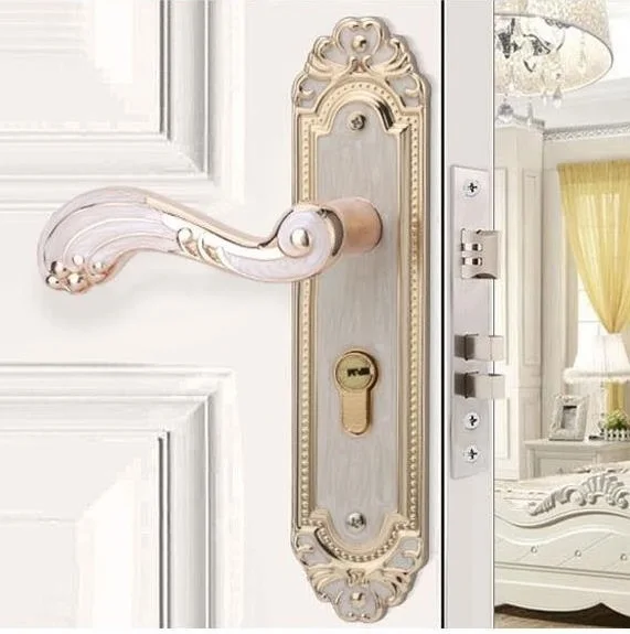 Европейский Дверной замок из алюминиевого сплава крепкий без ключа дверной для