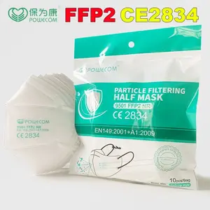 Маска FFP2 CE 100 с петлей для ушей, маски со ртом для лица, защита от брызг PM2.5, 10-2834 шт.