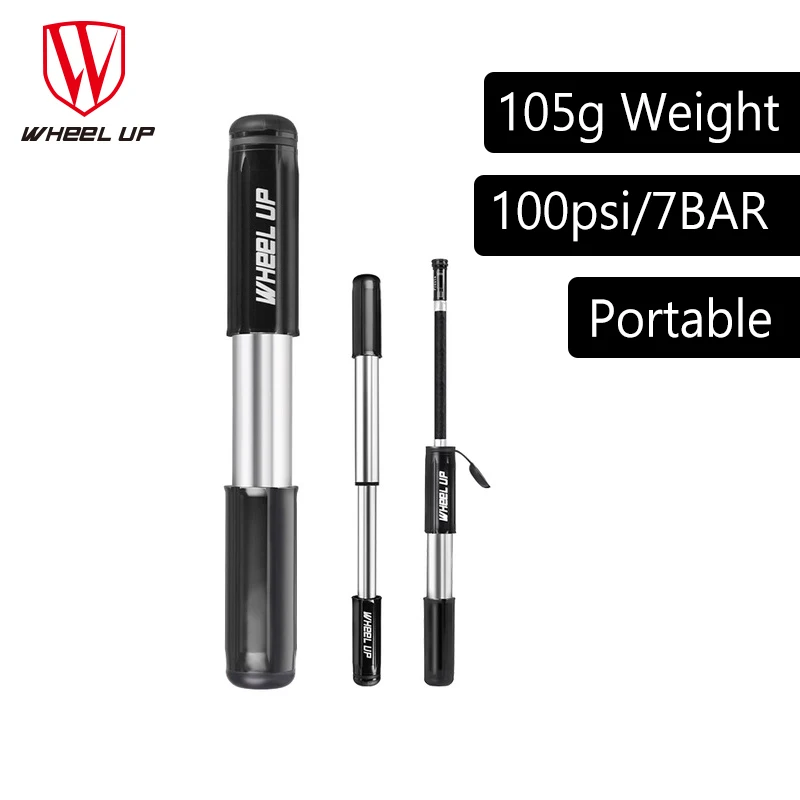 Велосипедный ручной мини насос из алюминиевого сплава шиномонтажный для