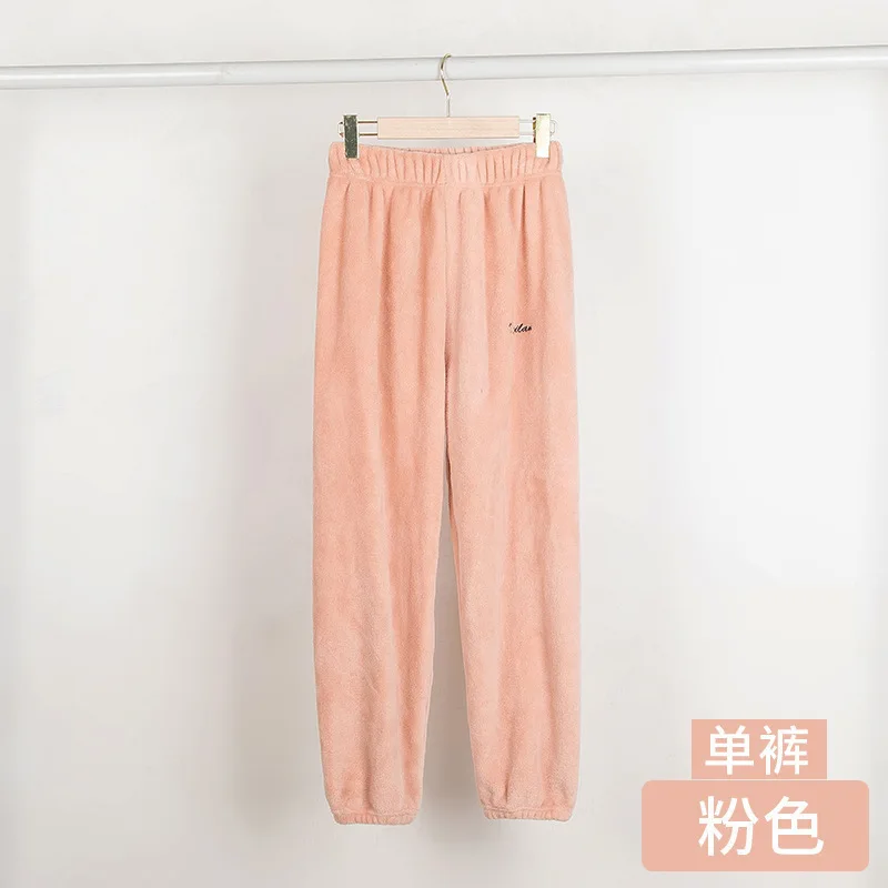 In the Fall and Winter of 2021 New Coral Fleece Pajamas Fairy Female Thickening and Wool Flannel Lovely Warm Leisurewear Suit