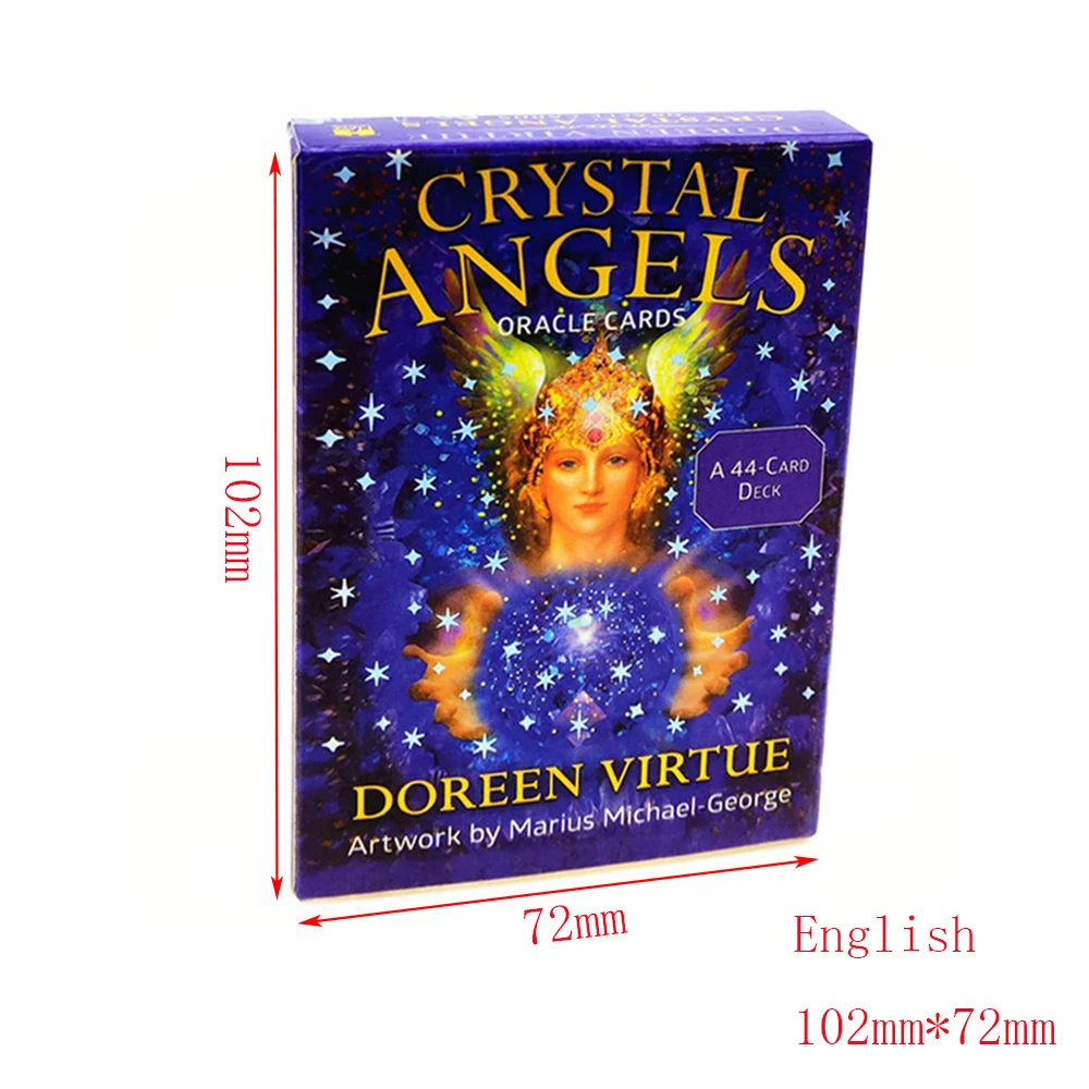 

New Most Popular Oracle Cards Fortune Telling Divination Cards Crystal Angel Oracle Cards Family Party Leisure Table Game