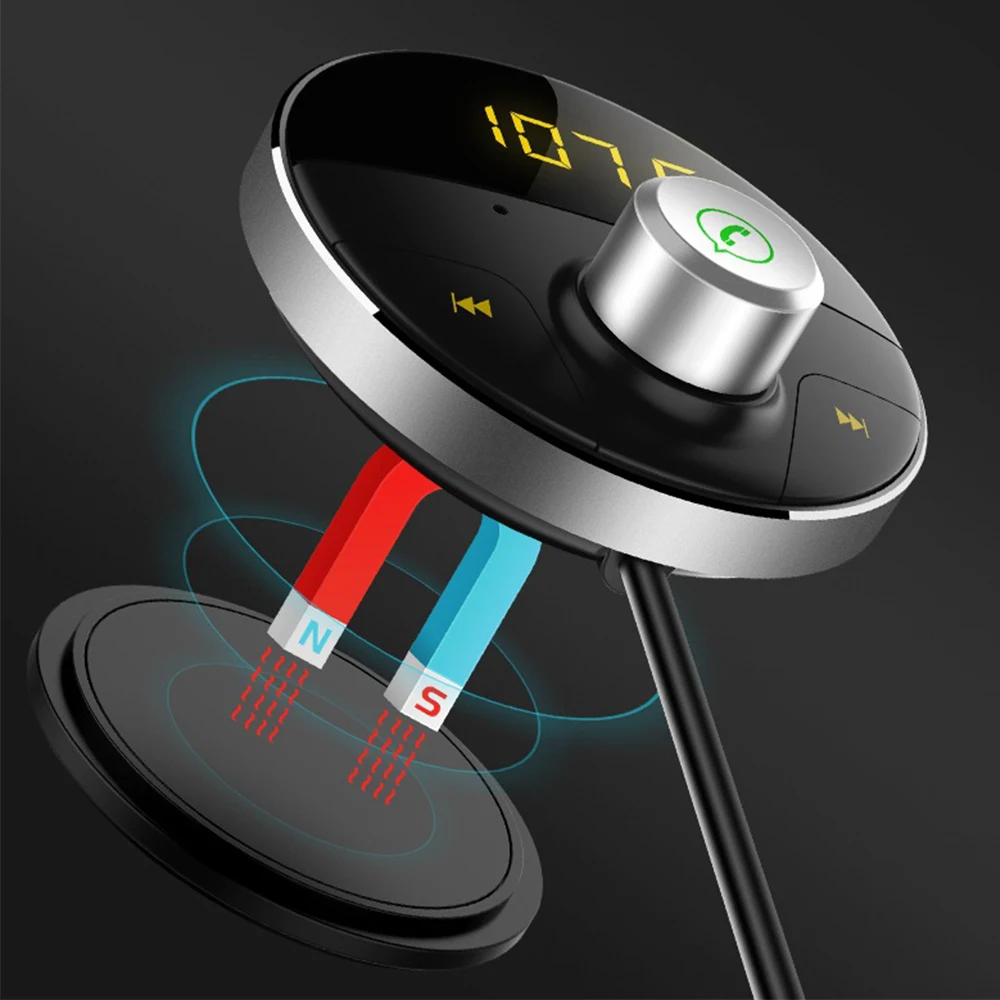 FM Transmitter Car Handsfree Wireless Bluetooth MP3 AUX audio TF card playback Smart Player Auto USB Adapter | Автомобили и