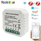 Модуль переключателя для штор Tuya Smart Life Zigbee с электроприводом, 220  250 В, работает с Alexa Google Home