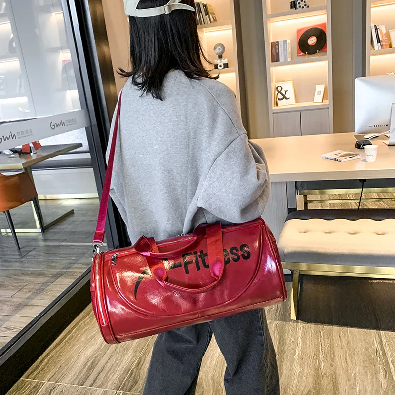 Спортивная сумка для фитнеса с надписью FGOIBALL портативная Дорожная из