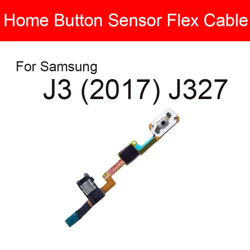 Главная кнопка гибкий кабель для Samsung Galaxy J3 (2017) J327 меню ключ распознавания