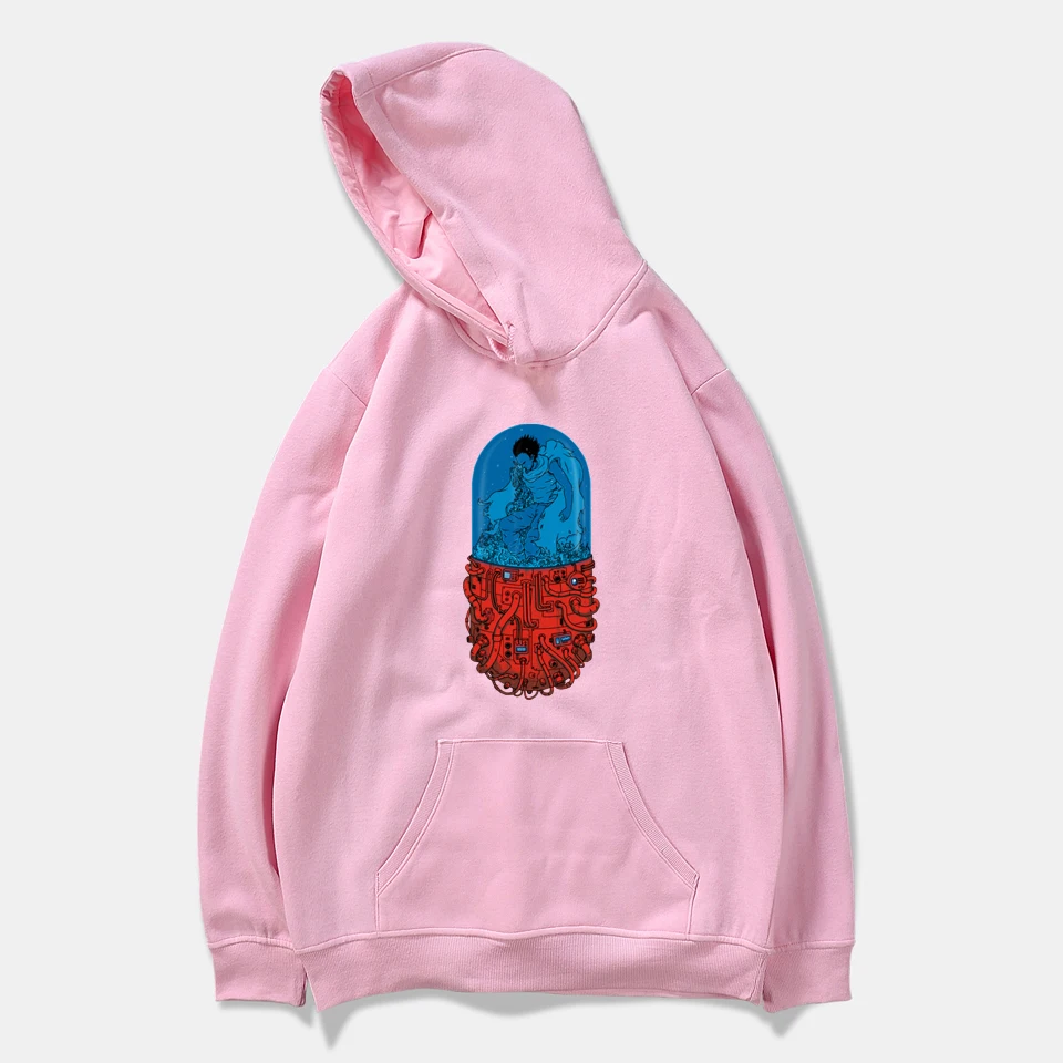 Новое поступление худи Akira Для мужчин женщин в стиле Харадзюку Толстовка