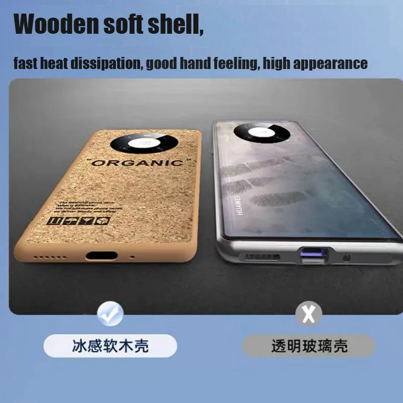 

For Huawei mate40/30 HUAWEI P40 mate40/30e ultra-thin Cork m40+ Protective Cover Por all-inclusive Meta Charm Special Mt Shell