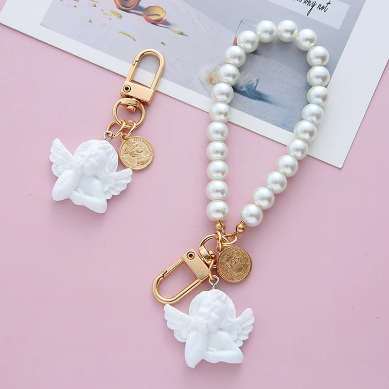 Винтажный ангел в стиле барокко брикет для женщин и девушек кольцо ключей