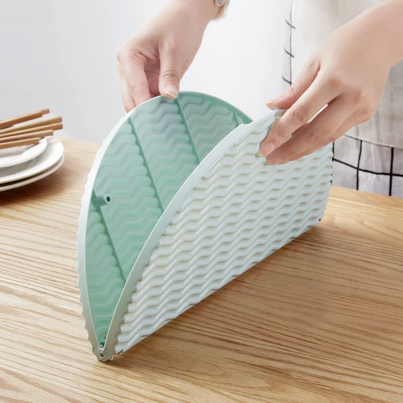 Творческий японский Стиль складной пельмени Лапша круглые лотки для дома