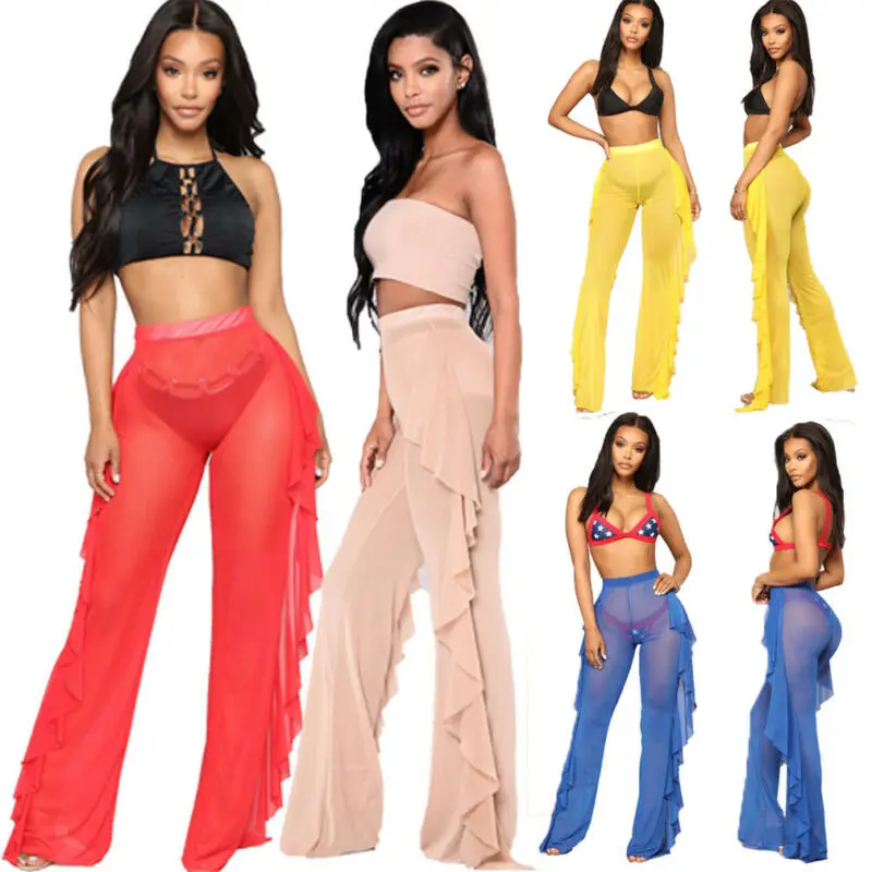 Новинка 2019 большие размеры женское Сетчатое Прозрачное Бикини закрывающие