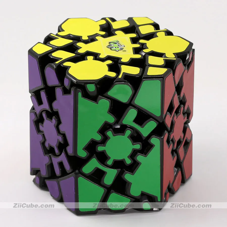LanLan Magic Cube Gear шестиугольная колонна cube 8 лиц необычная форма наклейки на колонку