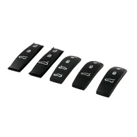 replacement rubber button car remote key for porsche 9ya cayenne 971 panamera key shell 3 button remote key fob case rubber pad
