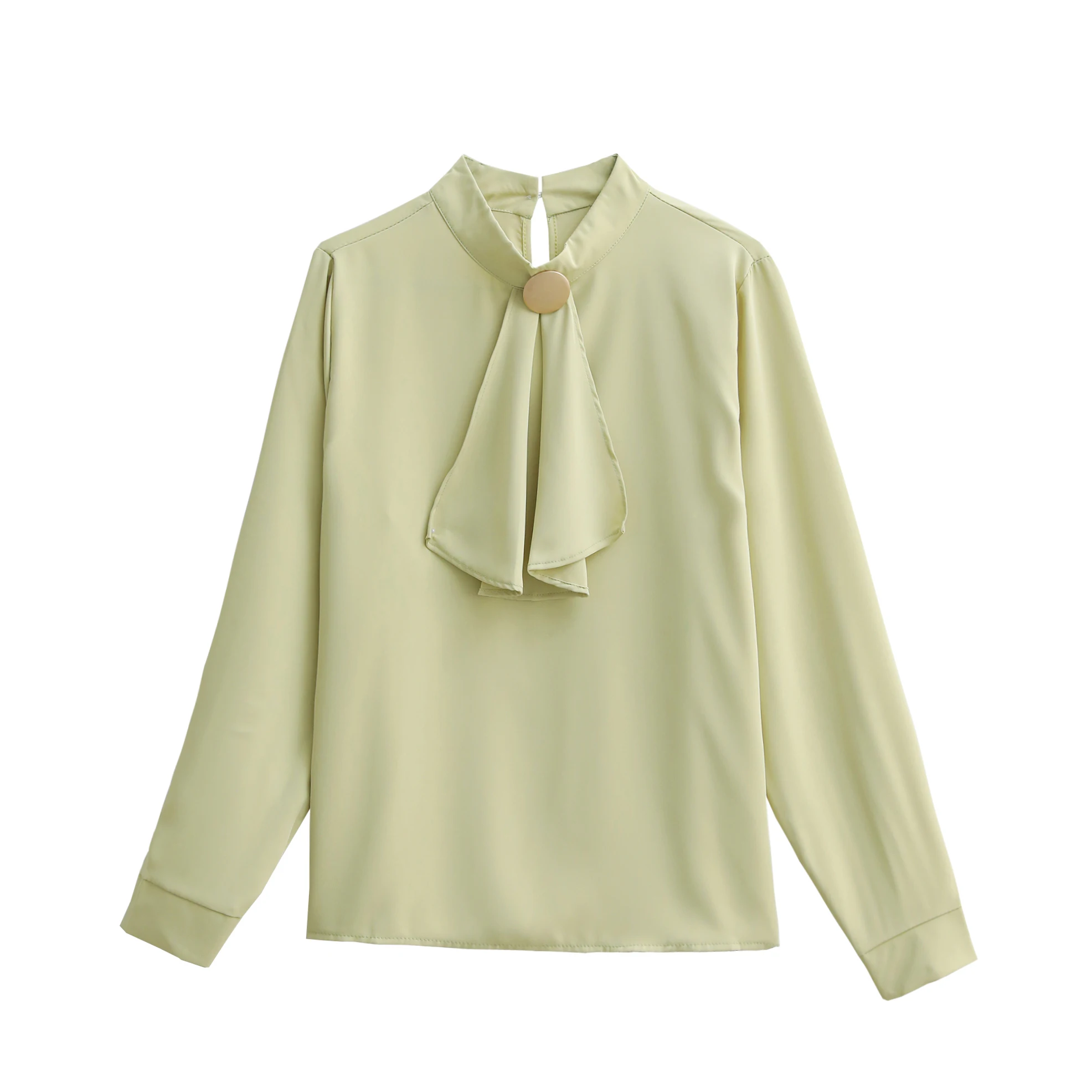 Blusas Mujer De Moda 2020 женская блузка с длинным рукавом Женские топы и блузки бантом