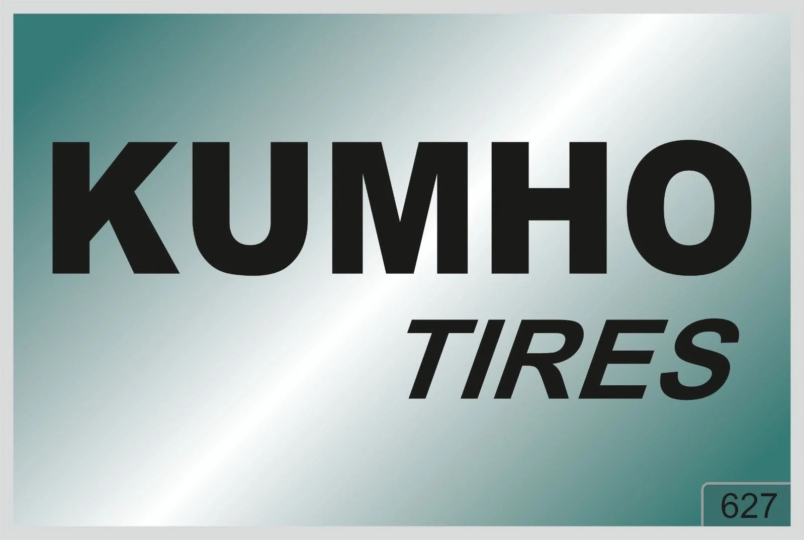 

For KUMHO TIRES -2 pcs. stickers HIGH QUALITY DECALS different colors 627