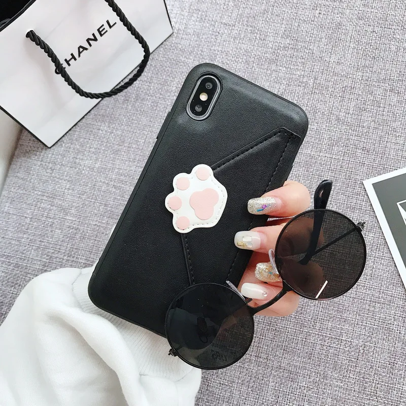 Рюкзак диагональный пакет для iPhone X XS Max XR 6 6s 7 8 Plus чехол Чехол кошелек слот дизайн
