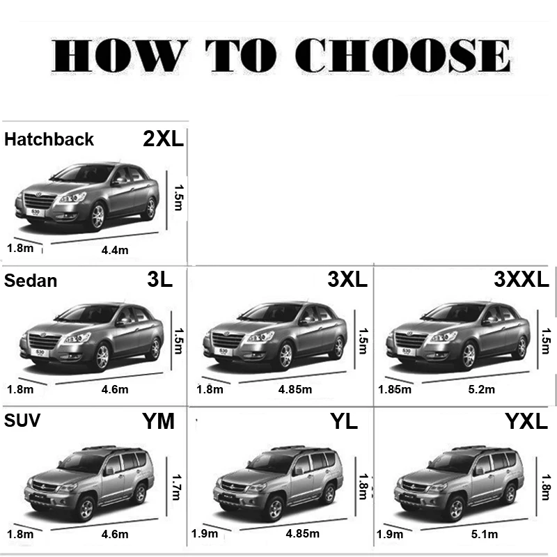 Автомобильные чехлы для экстерьера автомобиля Универсальный Открытый Чехол