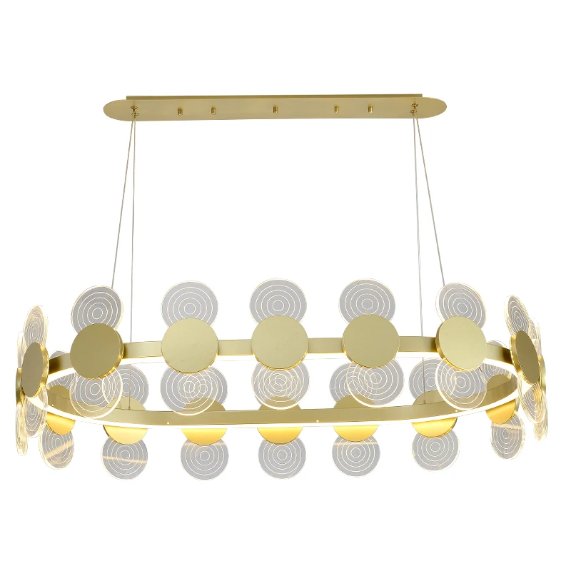 

Heart-to-heart Nordic ins net red restaurant chandelier light luxury modern minimalist new