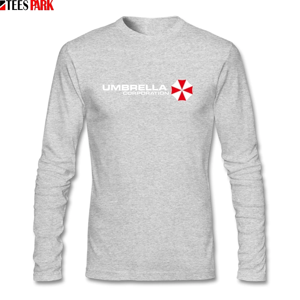 Повседневные футболки Fasioan оверсайз с принтом зонтиков Мужская Осенняя футболка