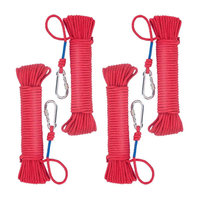 Рыболовная сеть веревка 20 метров нейлоновая плетеная Тяжелая с безопасным