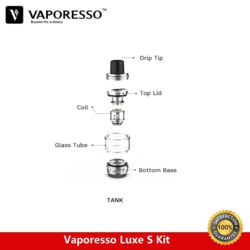 Бокс мод Vaporesso Luxe S 220 Вт с баком для вейпа Skrr 8 мл набор электронных сигарет QF