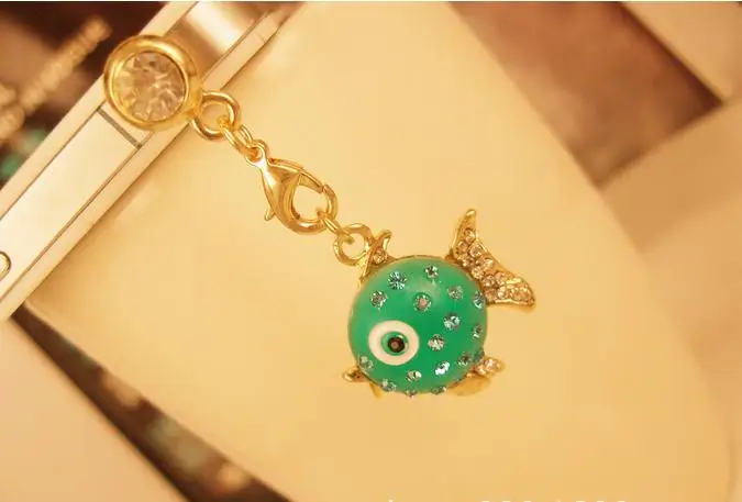 3 5 мм Горячая продажа Красочные Алмазы маленькие золотые рыбки телефон