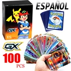 Карты Pokemon Espaol на испанском языке, VMAX TAG TEAM GX Trainer Energy голографическая игра в испанские карты Pokemon, игра Castellano Toy