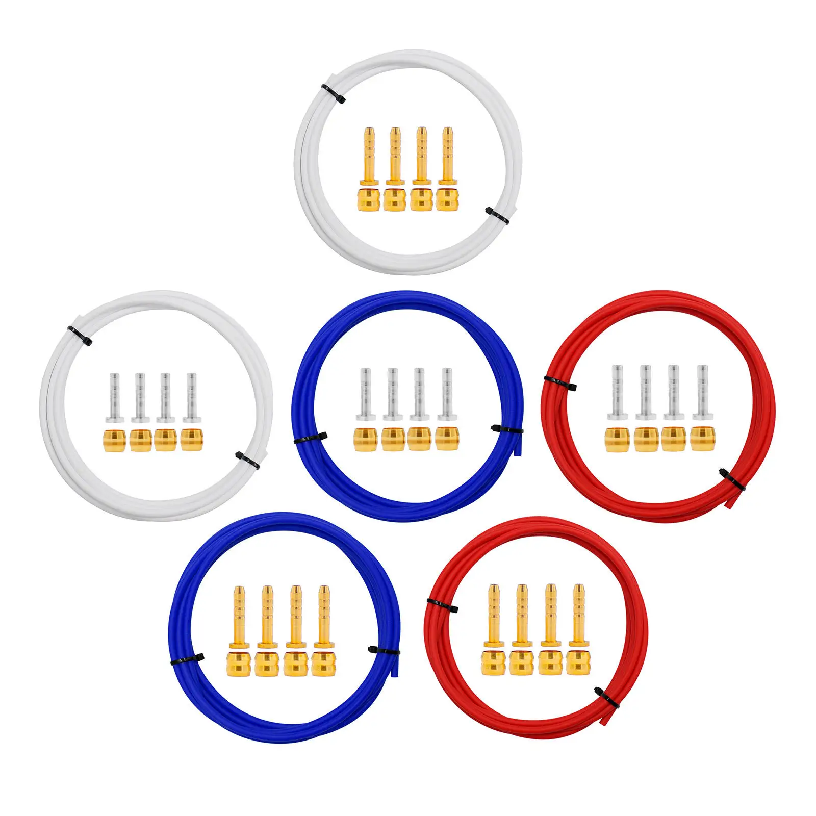 

Hydraulic Tube Brake Hose Tubing Cable for MTB Bicycle Replace BH90 White