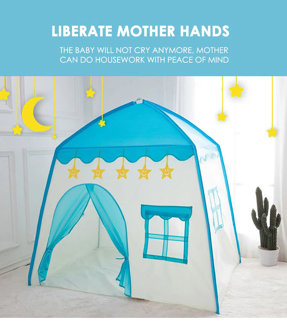 children princess castle tents portable indoor outdoor teepee tent for kids folding play tent house baby balls pool playhouse free global shipping