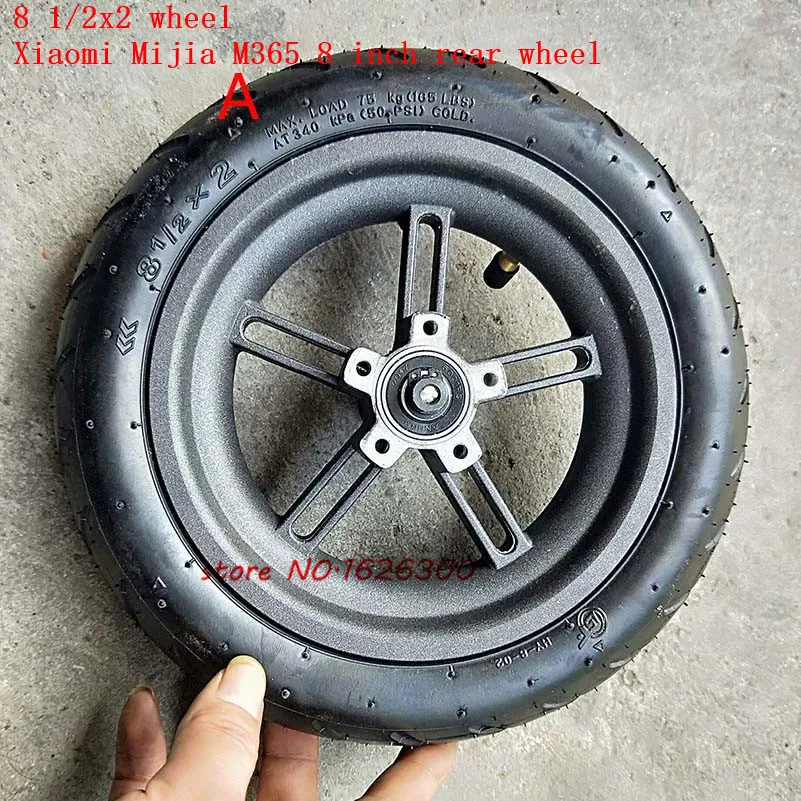 Высокое Качество Xiaomi Mijia M365 Скутер задние колеса 8 1/2X2 Xiaomi Электрический скейтборд пневматические шины трубки& 8,5 дюймов колёсные диски
