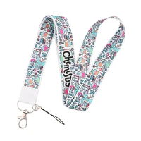 yl786 subject chemistry lanyard for keys id card gym mobile phone straps usb badge holder diy hang rope lariat accessories