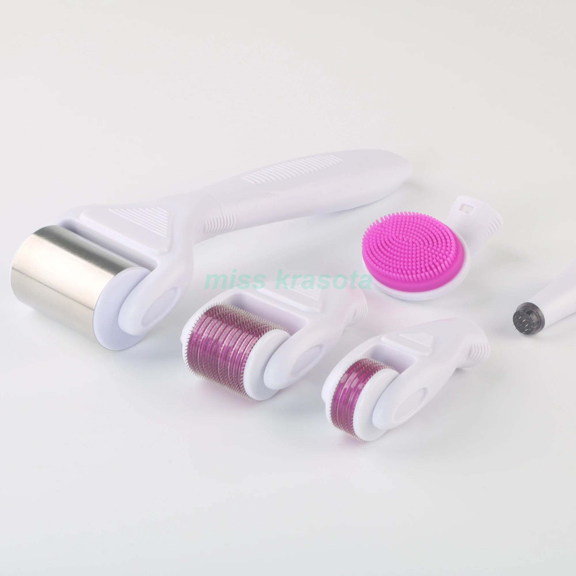 Профессиональный набор роликов для кожи 6 в 1 Набор мезотерапии инструмент