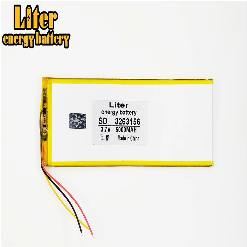 3 линии 3263156 батареи для планшета 7 V 5000mAH полимерный литий-ионный/литий-ионный