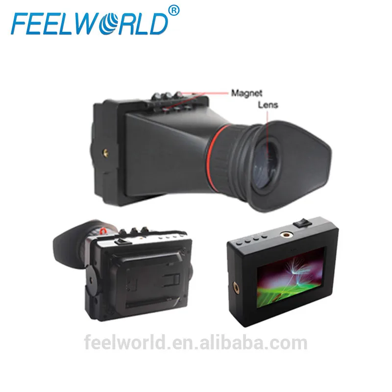 

Feelworld 3.5"EVF electronic digital camera remote viewfinder with peaking focus E350