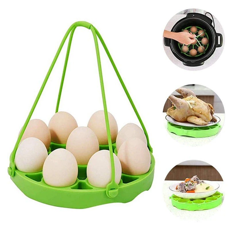 Силиконовая стойка для яиц отпаривателя подставка с ручками вмещает форму
