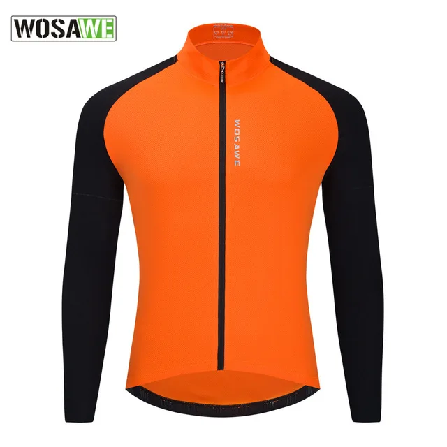 WOSAWE новинка мужские и женские велосипедные рубашки с длинным рукавом джерси