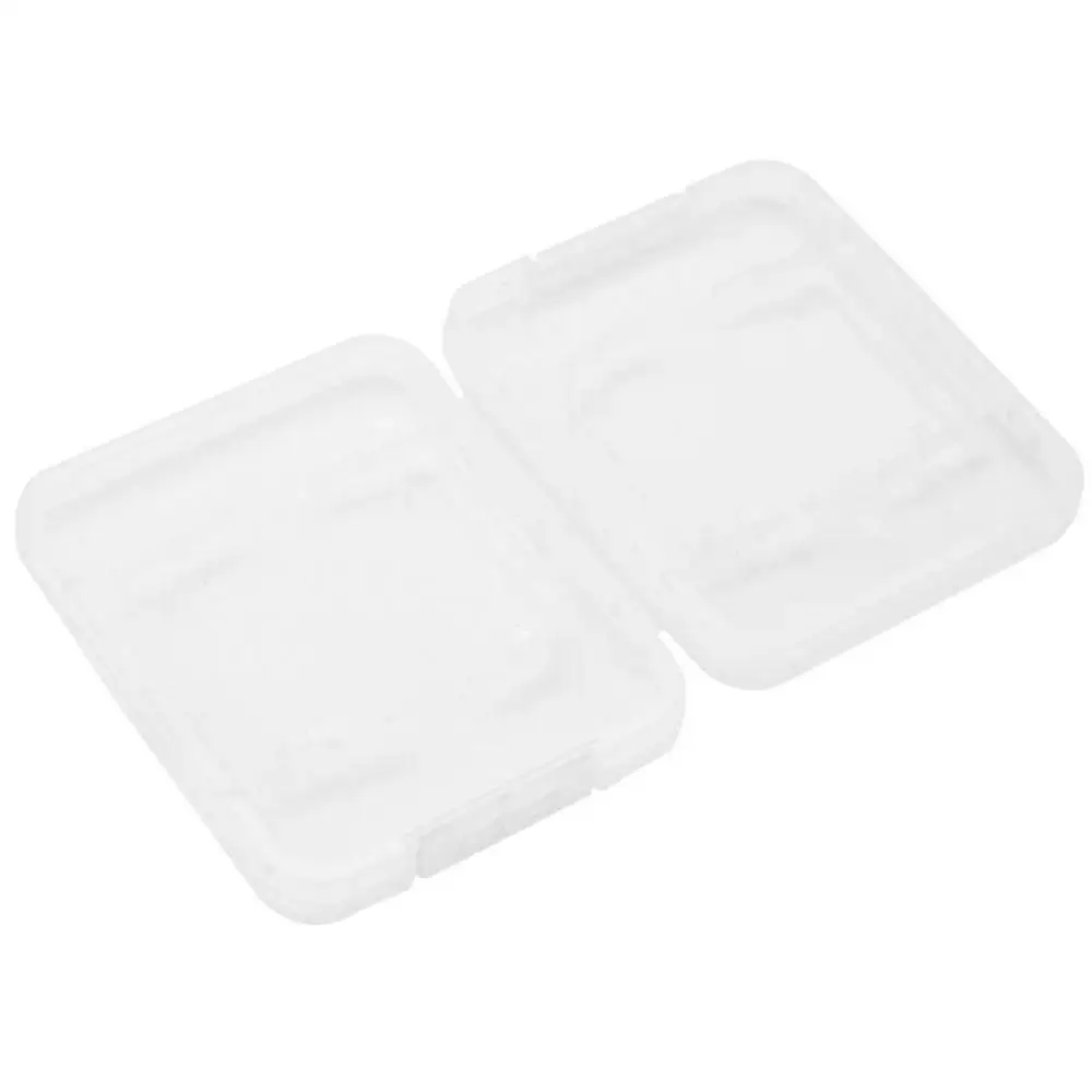 1 ящик для хранения карты памяти SD прозрачная маленькая белая коробка белый