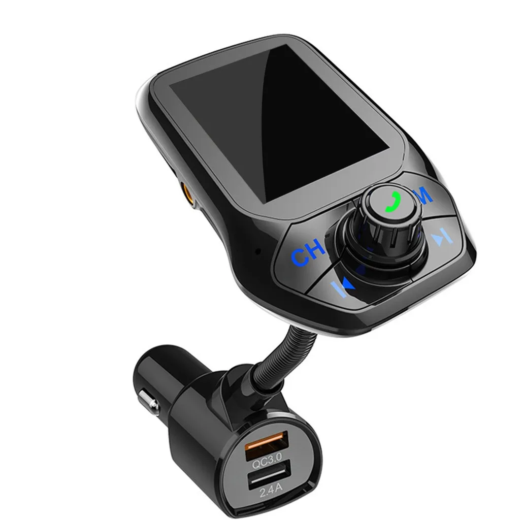 Bluetooth автомобильный FM-передатчик 2-в-1 беспроводной аудио адаптер mp3-плеер