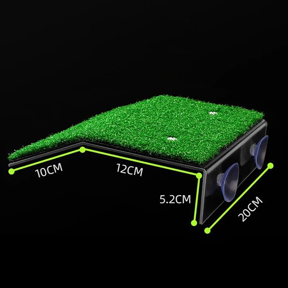 Turtle Basking Platform Aquarium Decor Acrylic Island Aquariums Moss Climb for Turtles Reptile Tank Decoration | Дом и сад