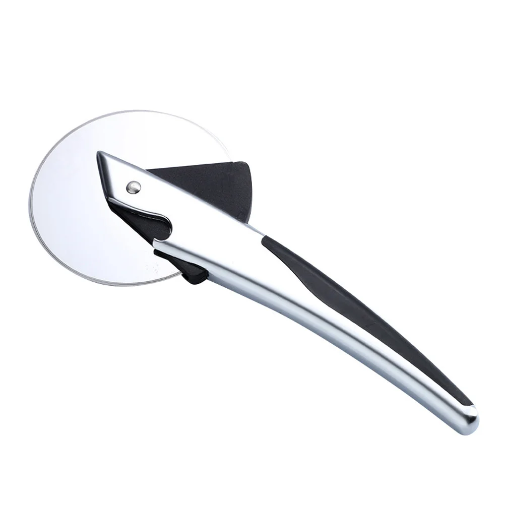 

1Pc Simple Pizza Cutter Pizza Wheel Pizza Slicer Kitchen Accessory (Silver)