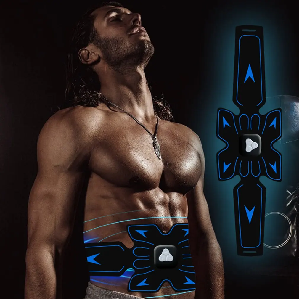 

Abdominal Belt Muscle Stimulator Trainer EMS Abs Weight Loss Fitness Equipment Training Exercise Sport Kit Muscular Trainer