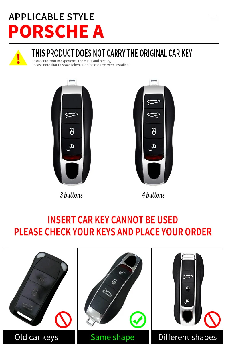 Чехол для смарт ключей с дистанционным управлением из оцинкованного сплава