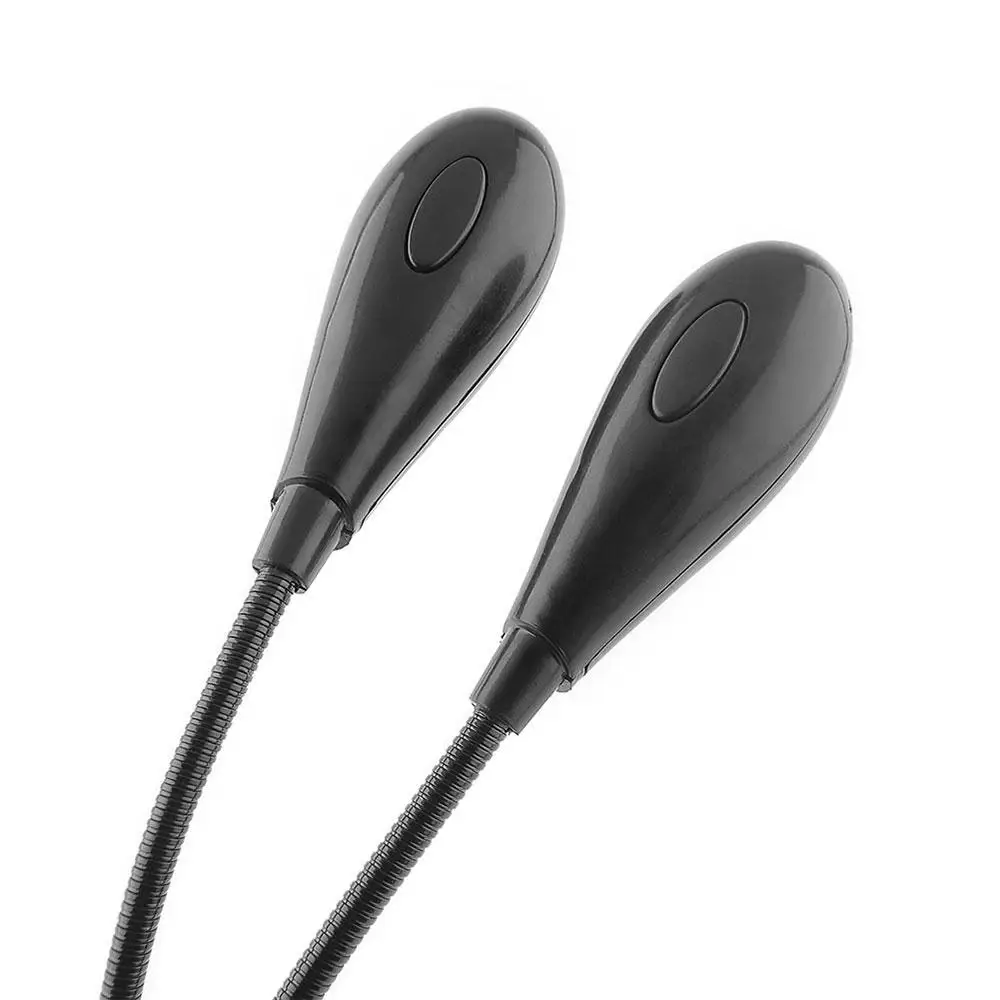 Клип на 4 Светодиодный светильник с двойной гибкой яркой батареей для чтения |