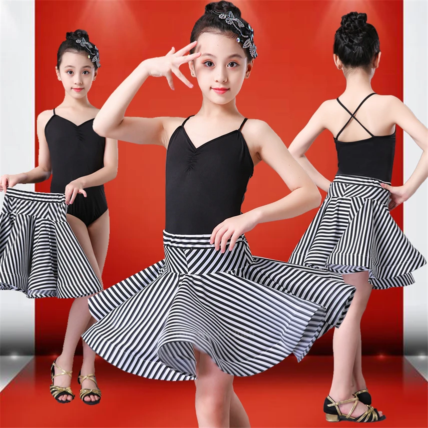 Платье для латинских танцев современный костюм бальных детей платья