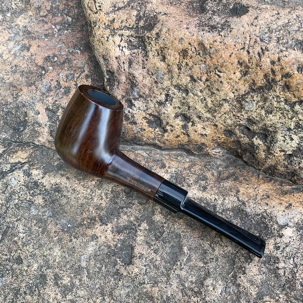 1 компл. Черная эбеновая деревянная курительная трубка с фильтром сердечник