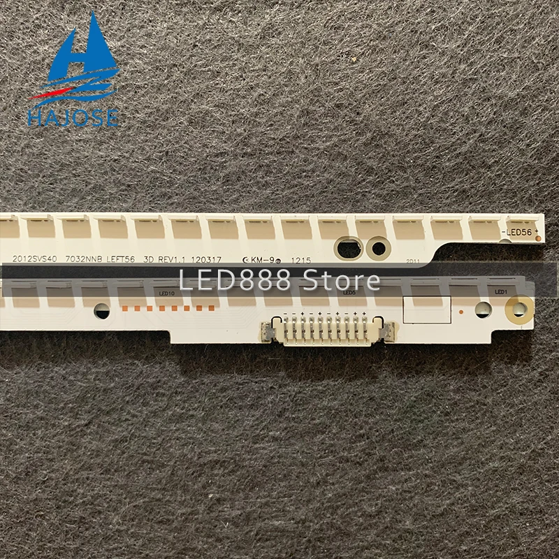 2 шт. светодиодный подсветка полосы для UE40ES6100 UE40ES6100W UE40ES5500K UE40ES5500 UE40ES6710U UE40ES6800