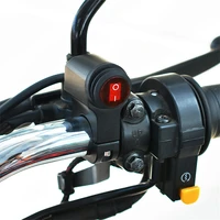53cm motorcycle aluminum alloy handlebar headlight switch with light waterproof switch 12v headlight spotlight fog light switch