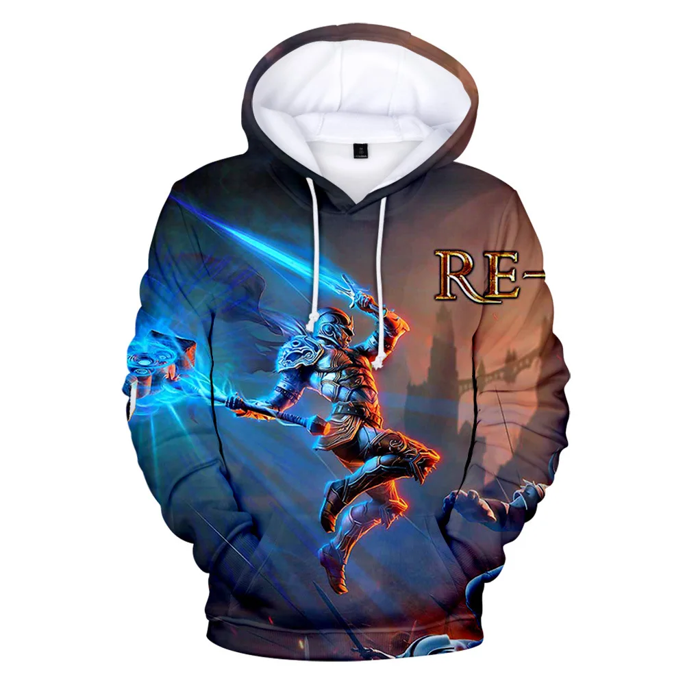 

New 3D Anime Kingdoms of Amalur Hoodies Men/women Cartoon Element Hoodie Personality Casual Children Long Sleeve Pullover