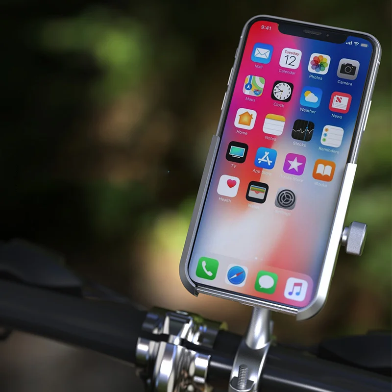 aluminum mountain bike bicycle motorcycle phone holder stand for handlebar mirror 4 6 7 inch mobil phone bicycle support mount free global shipping