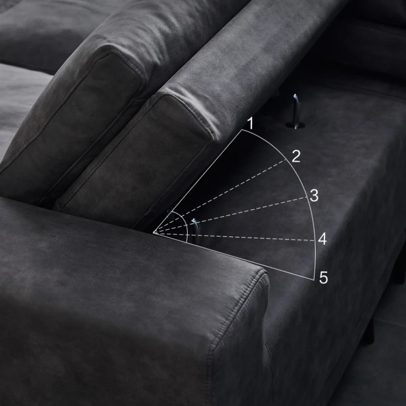 Диван супер мягкая маленькая квартира серый гусиный пух одноразовый итальянский