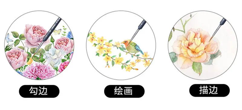 Кисть для рисования тонкая кисть с крючком маслом на водной основе